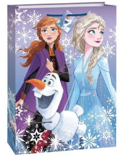 SAC CADEAU LARGE - REINE DES NEIGES 2 - 13.75 X .25 X 22.25 PO